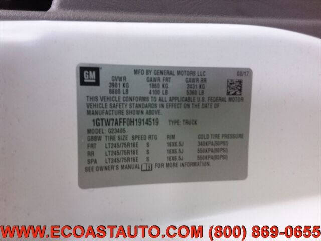 2017 GMC Savana 2500