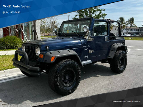 2002 Jeep Wrangler for sale at WRD Auto Sales in Hollywood FL