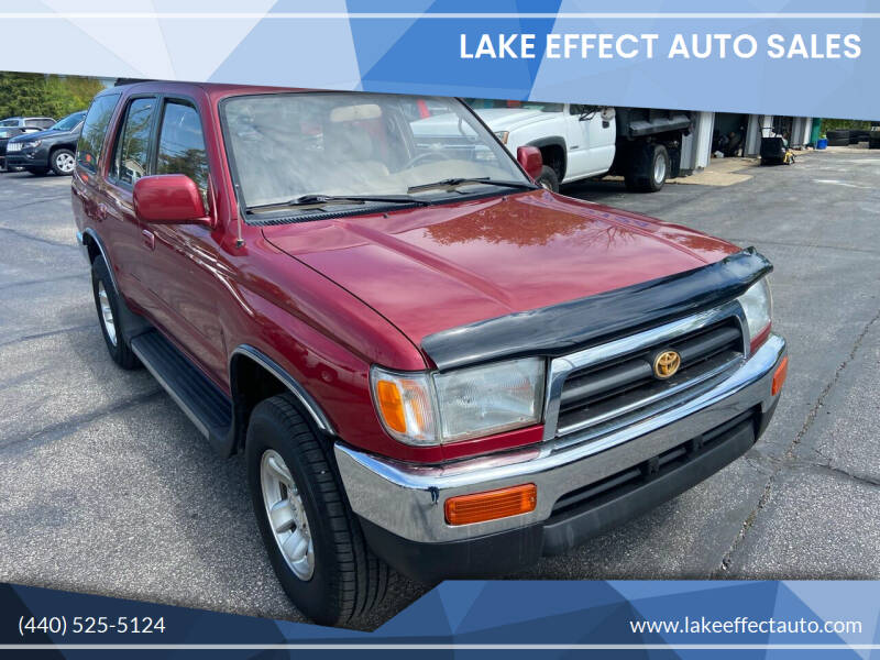 1996 Toyota 4Runner for sale at Lake Effect Auto Sales in Chardon OH