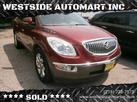 2008 Buick Enclave for sale at WESTSIDE AUTOMART INC in Cleveland OH