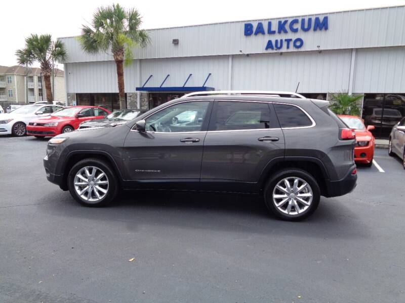 2017 Jeep Cherokee for sale at BALKCUM AUTO INC in Wilmington NC
