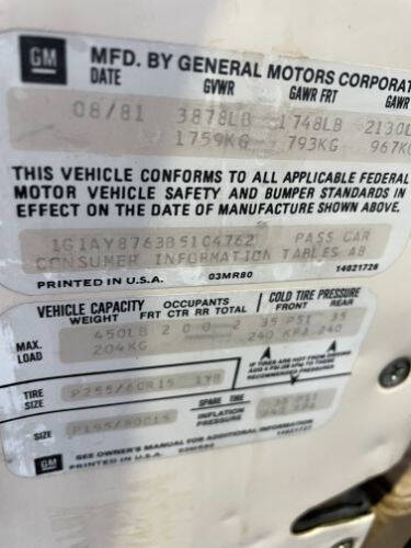1981 Chevrolet Corvette