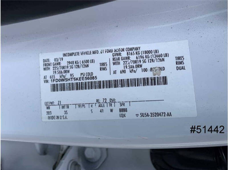 2019 Ford F-550 Super Duty