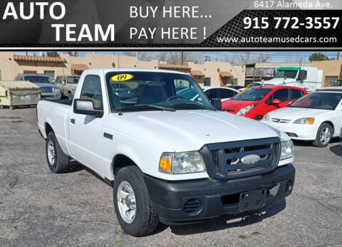 2009 Ford Ranger for sale at AUTO TEAM in El Paso TX
