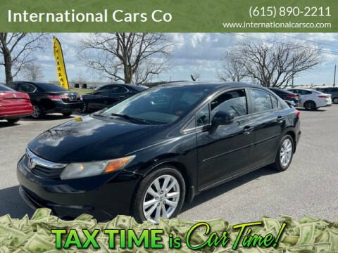 2012 Honda Civic for sale at International Cars Co in Murfreesboro TN