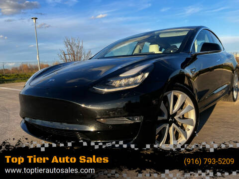 2019 Tesla Model 3 for sale at Top Tier Auto Sales in Sacramento CA