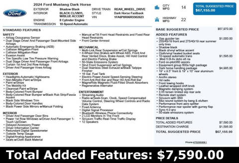 2024 Ford Mustang Dark Horse