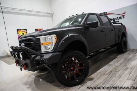2021 Ford F-150 for sale at AUTO IMPORTS MIAMI in Fort Lauderdale FL
