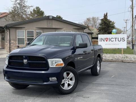 2012 RAM Ram Pickup 1500 for sale at INVICTUS MOTOR COMPANY in West Valley City UT