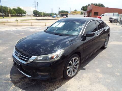 2014 Honda Accord for sale at Pancho Xavier Auto Sales in Arlington TX