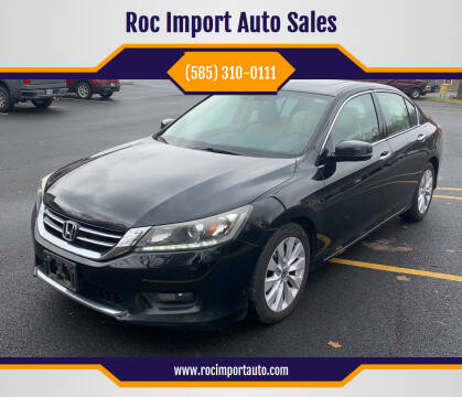 2015 Honda Accord for sale at Roc Import Auto Sales in Rochester NY