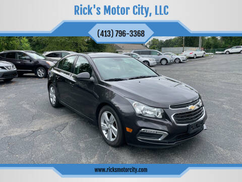 2015 Chevrolet Cruze for sale at Rick's Motor City, LLC in Springfield MA