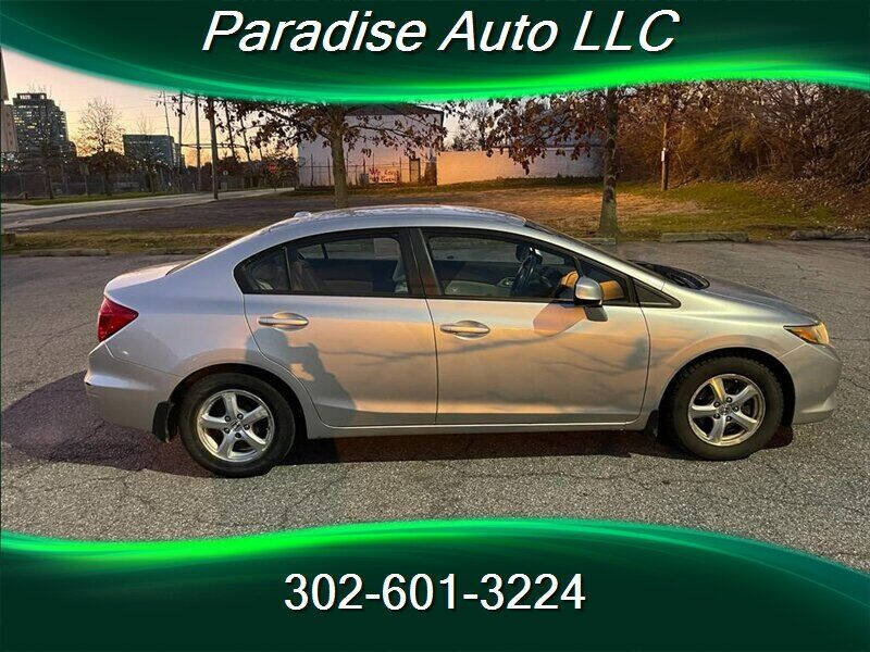 2012 Honda Civic for sale at Paradise Auto in Wilmington, DE