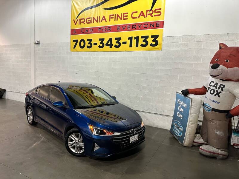 2019 Hyundai Elantra for sale at Virginia Fine Cars in Chantilly VA