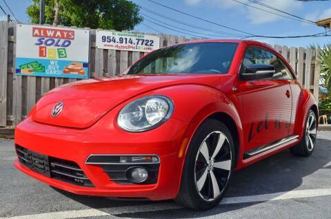 2014 Volkswagen Beetle for sale at ALWAYSSOLD123 INC in Fort Lauderdale FL