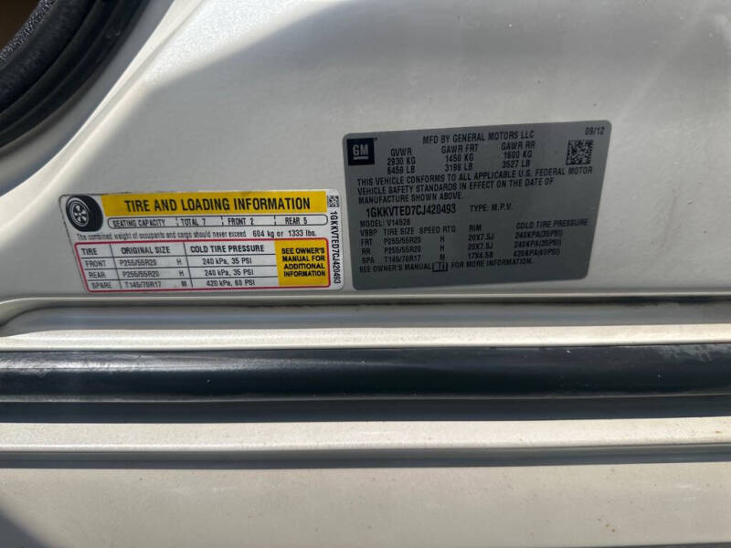 2012 GMC Acadia Denali