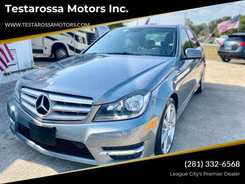 2013 Mercedes-Benz C-Class for sale at Testarossa Motors Inc. in League City TX