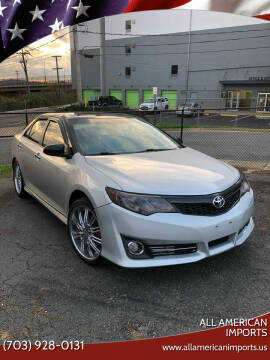 2012 Toyota Camry for sale at All American Imports in Alexandria VA