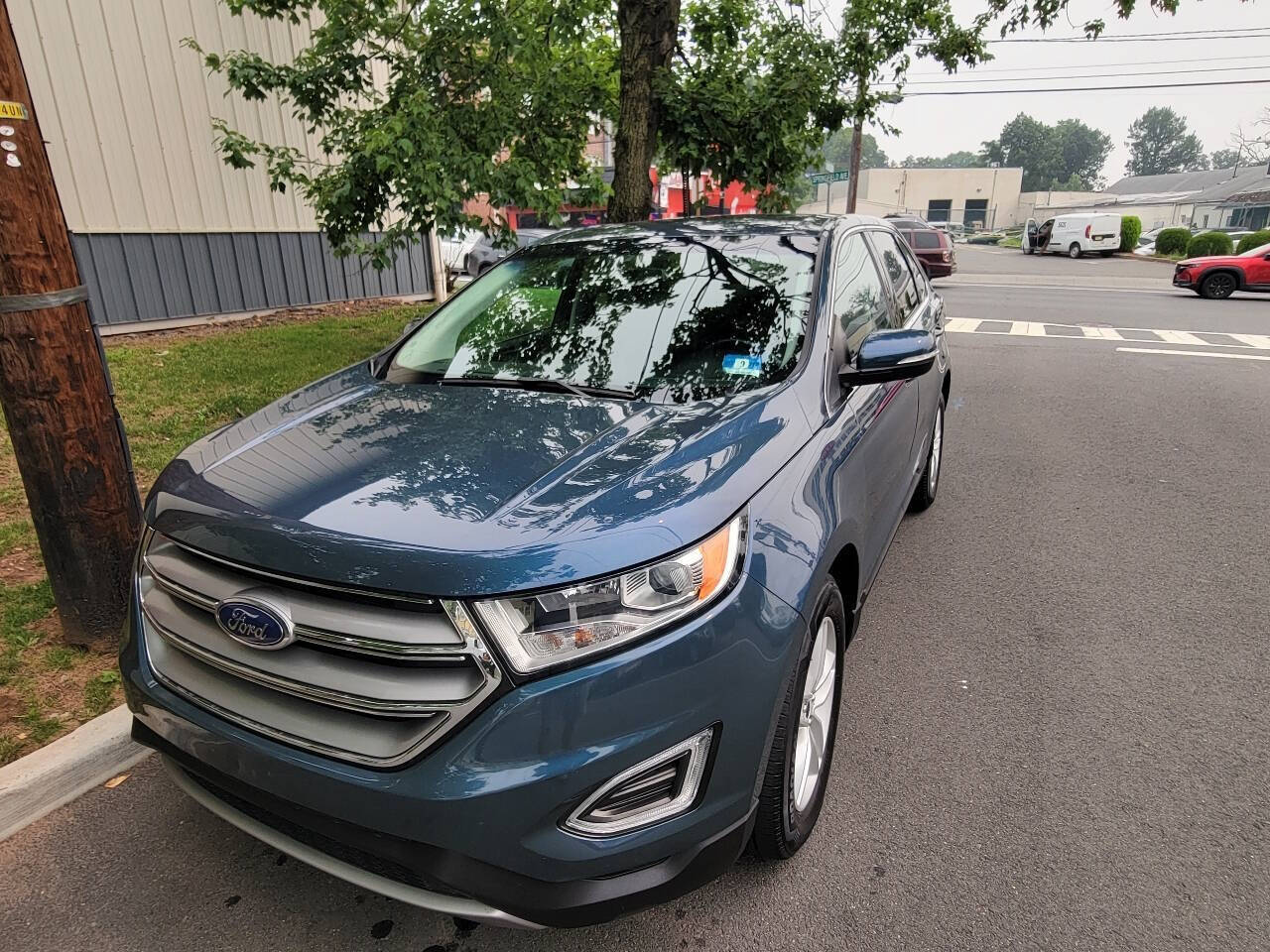 Kona Blue 2016 Ford Edge SUV / Crossover All-Wheel Drive 6-Speed Automatic
