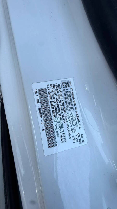 2015 Honda Odyssey