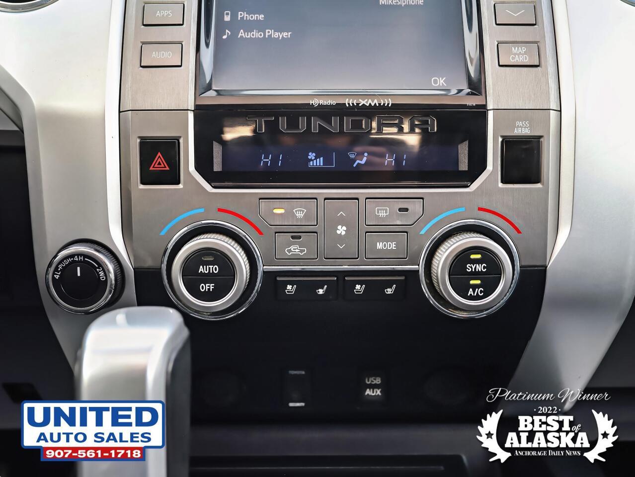2018 Toyota Tundra Platinum 4x4 4dr CrewMax Cab Pickup SB (5.7L V8) 19