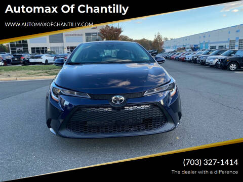 2021 Toyota Corolla for sale at Automax of Chantilly in Chantilly VA