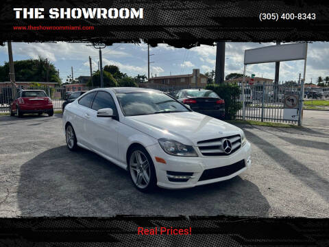 2013 Mercedes-Benz C-Class for sale at THE SHOWROOM in Miami FL