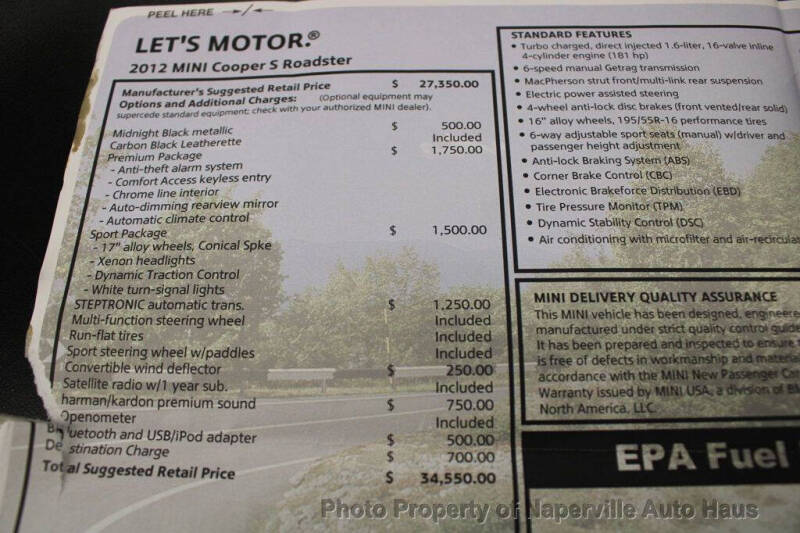2012 MINI Cooper Roadster S