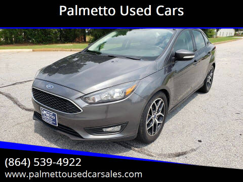 2017 Ford Focus for sale at Palmetto Used Cars in Piedmont SC