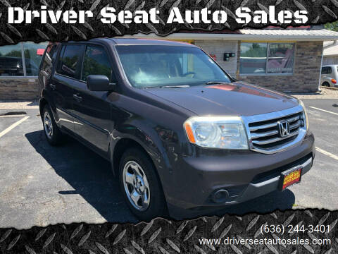 2012 Honda Pilot for sale at Driver Seat Auto Sales in Saint Charles MO