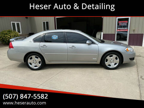 2008 Chevrolet Impala for sale at Heser Auto & Detailing in Jackson MN