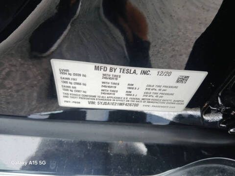 2021 Tesla Model S Long Range Plus