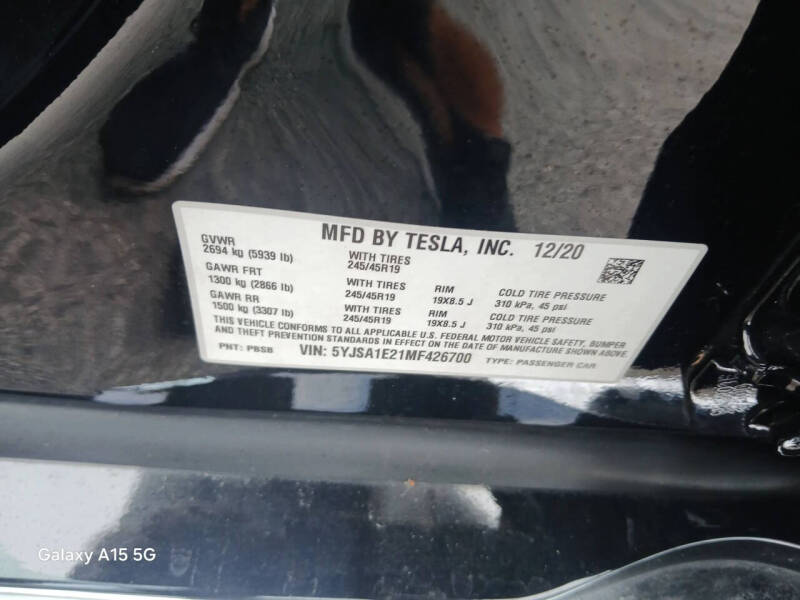 2021 Tesla Model S Long Range Plus