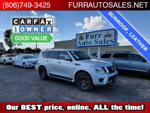 2019 Nissan Armada for sale at FURR AUTO SALES in Lubbock TX