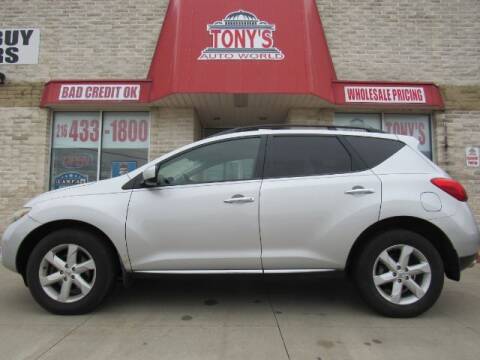 2009 Nissan Murano for sale at Tony's Auto World in Cleveland OH