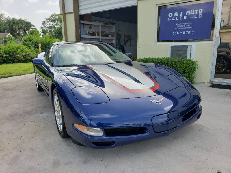 2004 Chevrolet Corvette for sale at O & J Auto Sales in Royal Palm Beach FL