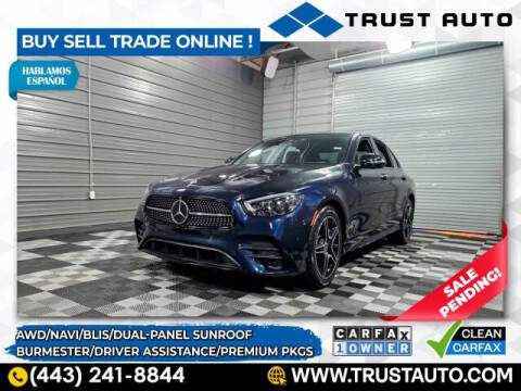 2021 Mercedes-Benz E-Class E 450 4MATIC