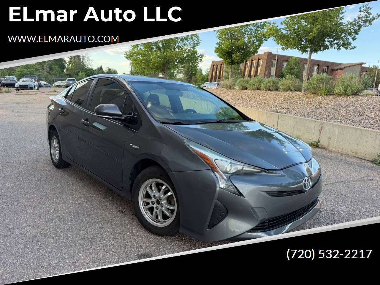 Magnetic Gray Metallic 2016 Toyota Prius Three FWD Hatchback Front-Wheel Drive Continuously Variable Transmission