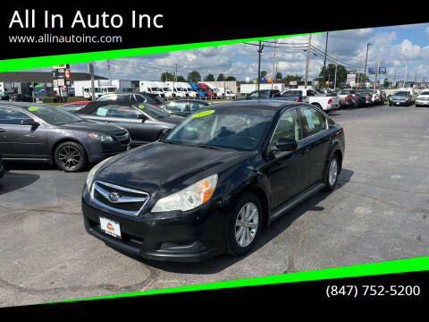 2011 Subaru Legacy for sale at All In Auto Inc in Palatine IL