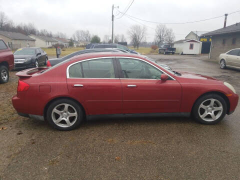 2003 Infiniti G35 for sale at David Shiveley in Sardinia OH