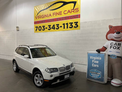 2007 BMW X3 for sale at Virginia Fine Cars in Chantilly VA