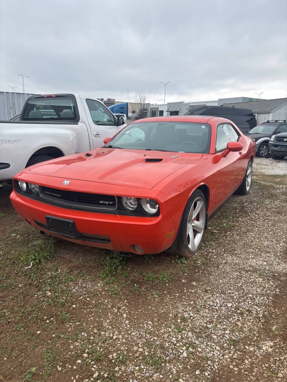 Orange 2010 Dodge Challenger SRT8 SRT8 2dr Coupe 1