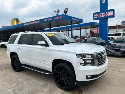 2016 Chevrolet Tahoe for sale at Auto Selection of Houston in Houston TX