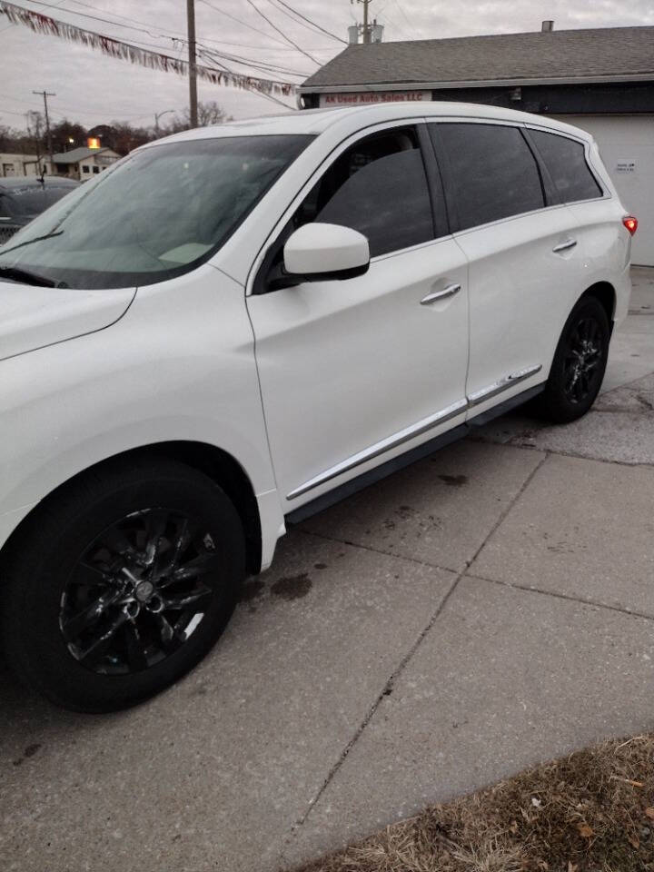 2013 INFINITI JX35 for sale at AK Used Auto Sales LLC in Omaha, NE