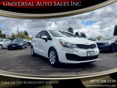 2013 Kia Rio for sale at Universal Auto Sales Inc in Salem OR