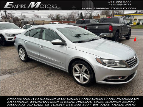 2013 Volkswagen CC for sale at Empire Motors LTD in Cleveland OH