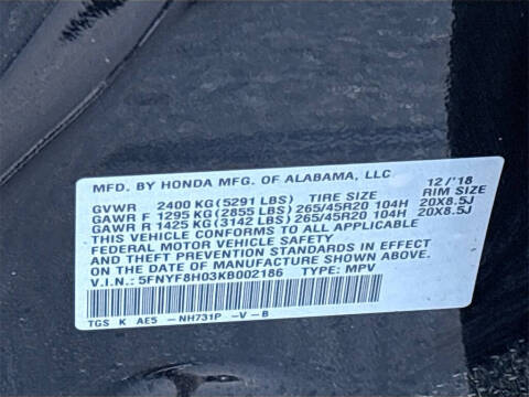 2019 Honda Passport Elite