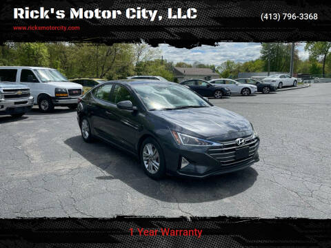 2020 Hyundai Elantra for sale at Rick's Motor City, LLC in Springfield MA