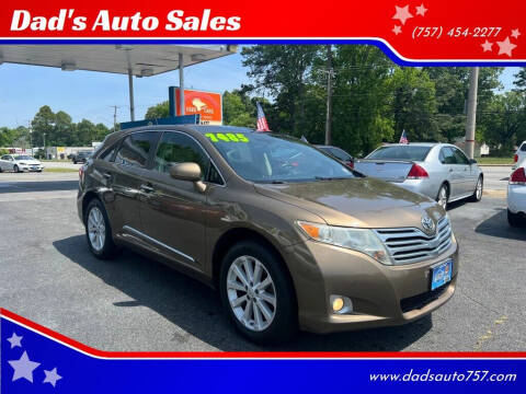 2011 Toyota Venza for sale at Dad's Auto Sales in Newport News VA