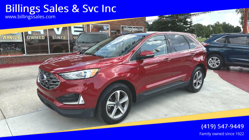 2020 Ford Edge for sale at Billings Sales & Svc Inc in Clyde OH